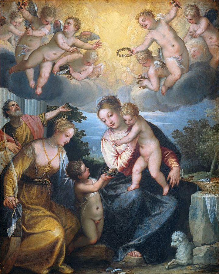 virgin and child